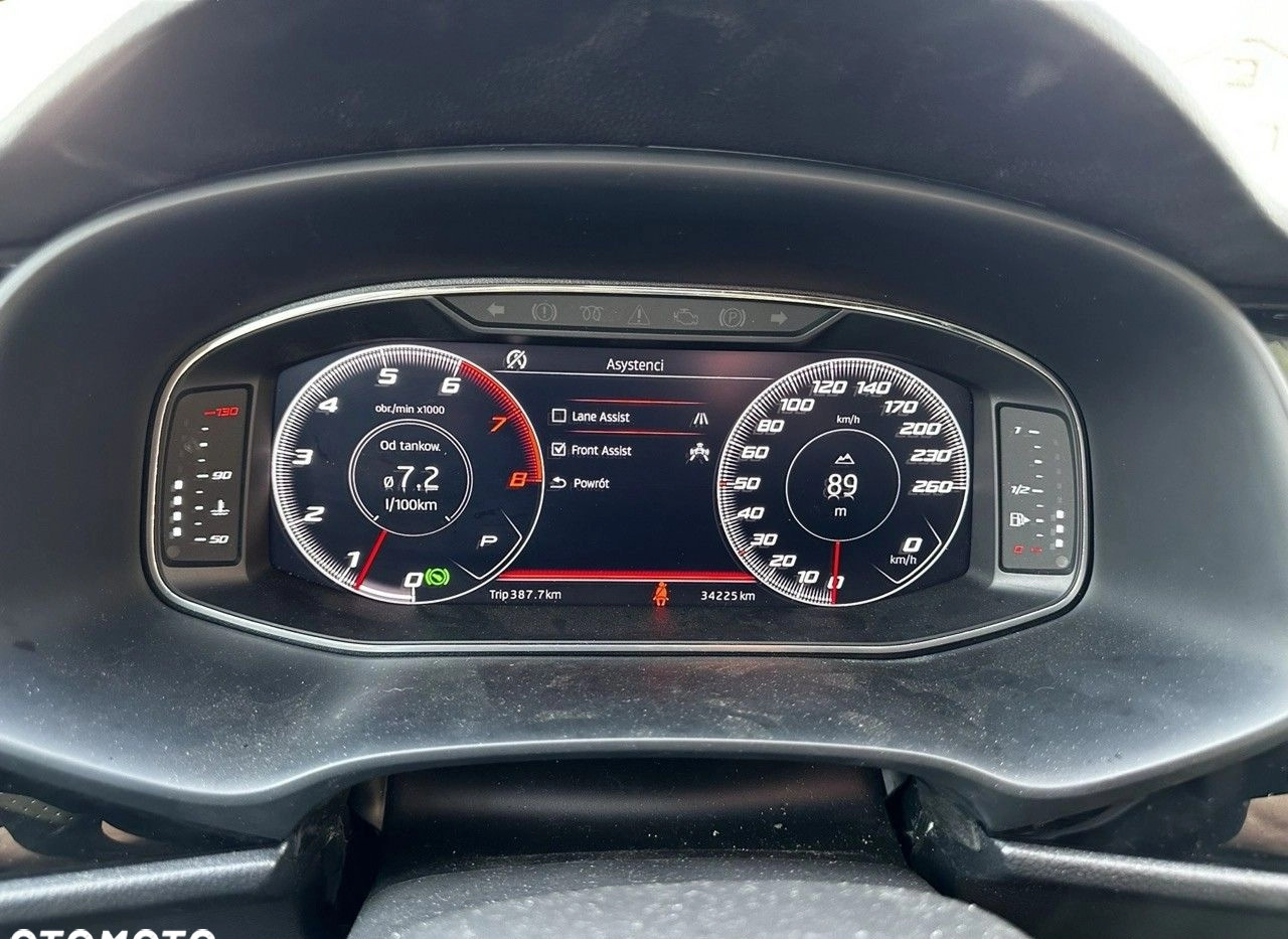 Seat Leon cena 74900 przebieg: 34000, rok produkcji 2020 z Kłodawa małe 466